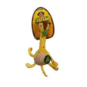 Creative Group My Furry Safari  Giraffe Squeaky Dog Toy NEW